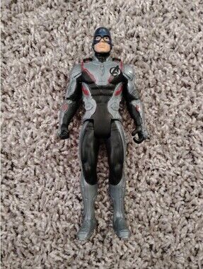 Marvel Avengers Endgame Captain America Quantum Realm Suit Action Figure 6"